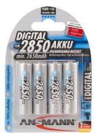 ANSMANN Akkus Ni-MH Mignon AA 2.650 mAh, 4 St.