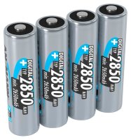 ANSMANN Akkus Ni-MH Mignon AA 2.650 mAh, 4 St.