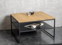 HAKU Möbel Couchtisch quadratisch Massivholz eiche 70,0 x 70,0 x 40,0 cm, 1 St.