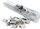 RAPESCO® Supaclip-Spender silber 1,6 cm, 1 St.
