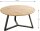 HAKU Möbel Couchtisch rund MDF-Platte bergen-eiche 80,0 x 80,0 x 42,0 cm, 1 St.