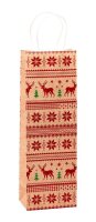 12 TSI Geschenktüten für Flaschen Weihnachten Serie 4 Motiv sortiert 12,0 x 36,0