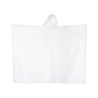 relaxdays unisex Einweg-Regenponcho transparent...