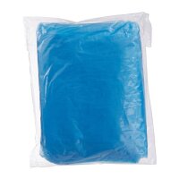 relaxdays unisex Einweg-Regenponcho blau Einheitsgröße 10 St.