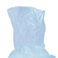 relaxdays unisex Einweg-Regenponcho blau Einheitsgröße 10 St.