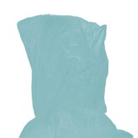 relaxdays unisex Einweg-Regenponcho grün Einheitsgröße 10 St.