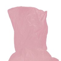 relaxdays unisex Einweg-Regenponcho rot Einheitsgröße 10 St.