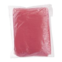 relaxdays unisex Einweg-Regenponcho rot Einheitsgröße 10 St.