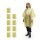 relaxdays unisex Einweg-Regenponcho gelb Einheitsgröße 10 St.