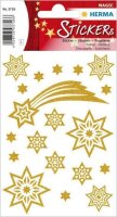 HERMA Aufkleber 3726 Sterne, gold, 19 Etiketten