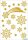 HERMA Aufkleber 3726 Sterne, gold, 19 Etiketten
