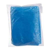 relaxdays unisex Einweg-Regenponcho blau Einheitsgröße 13 St.