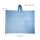 relaxdays unisex Einweg-Regenponcho blau Einheitsgröße 13 St.