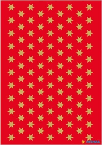 HERMA Aufkleber 4052 Sterne, gold, 285 Etiketten