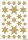 HERMA Aufkleber 3916 Glittersterne, gold, 27 Etiketten