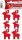 HERMA Aufkleber 6548 Elche, rot, 6 Etiketten