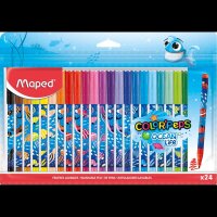 maped Ocean Life Filzstifte farbsortiert, 24 St.