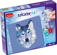 maped Bastelset StickerArt - Kleben nach Zahlen mehrfarbig