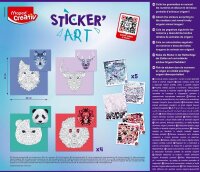 maped Bastelset StickerArt - Kleben nach Zahlen mehrfarbig