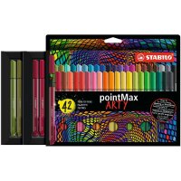 STABILO pointMax ARTY Filzstifte farbsortiert, 42 St.
