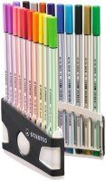 STABILO Pen 68 brush ARTY Filzstifte farbsortiert, 20 St.