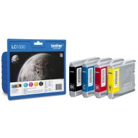 brother LC-1000BK/C/M/Y  schwarz, cyan, magenta, gelb...