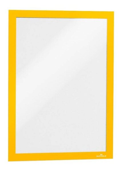 DURABLE Magnetrahmen selbstklebend DURAFRAME® gelb A4, 2 St.