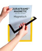 DURABLE Magnetrahmen DURAFRAME® MAGNETIC A4 gelb A4,...
