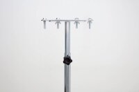as-Schwabe Profi Baustrahler-Stativ silber max. Arbeitshöhe 2,6 m