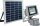 as-Schwabe LED-Außenleuchte mit Bewegungsmelder Solarline, silber 10 Watt, 1 St.