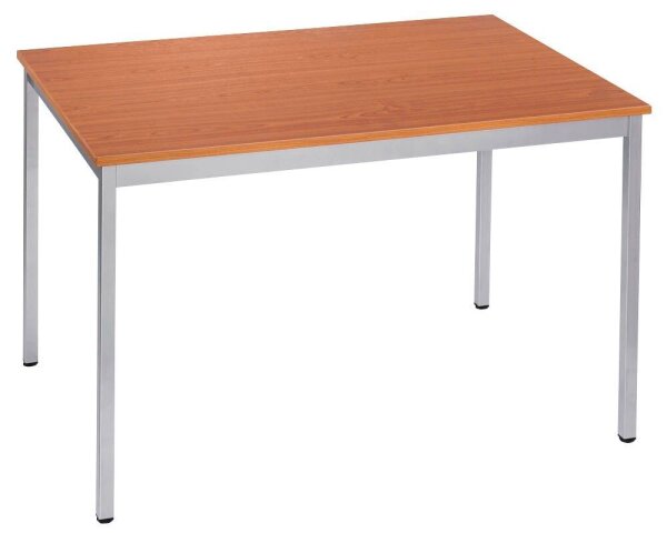 SODEMATUB Mehrzwecktisch kirschbaum, alu rechteckig, Vierkantrohr alu, 160,0 x 80,0 x 74,0 cm