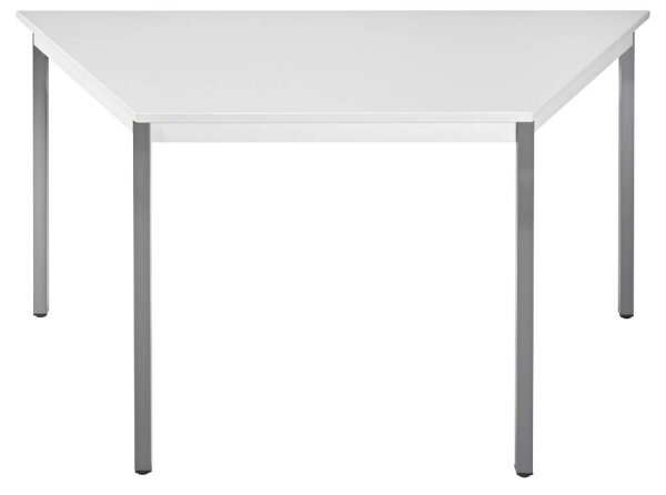 SODEMATUB Mehrzwecktisch lichtgrau, dunkelgrau Trapezform, Vierkantrohr grau, 60,0/120,0 x 60,0 x 74,0 cm