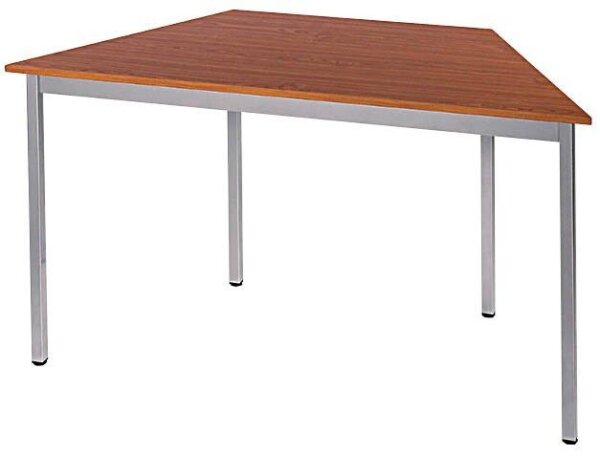SODEMATUB Mehrzwecktisch kirschbaum, alu Trapezform, Vierkantrohr alu, 60,0/120,0 x 60,0 x 74,0 cm
