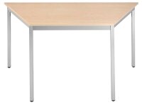 SODEMATUB Mehrzwecktisch ahorn, alu Trapezform,...