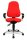 Topstar Bürostuhl Sitness® 10, SI59UG21 Stoff rot, Gestell chrom