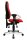 Topstar Bürostuhl Sitness® 10, SI59UG21 Stoff rot, Gestell chrom