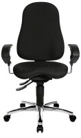 Topstar Bürostuhl Sitness® 10, SI59UG20 Stoff schwarz, Gestell chrom