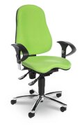 Topstar Bürostuhl Sitness® 10, SI59UG05 Stoff grün, Gestell chrom