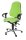Topstar Bürostuhl Sitness® 10, SI59UG05 Stoff grün, Gestell chrom