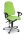 Topstar Bürostuhl Sitness® 10, SI59UG05 Stoff grün, Gestell chrom