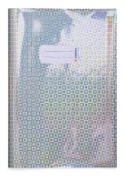 HERMA Heftumschlag Glamour silber Kunststoff DIN A4