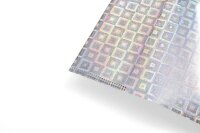 HERMA Heftumschlag Glamour silber Kunststoff DIN A5