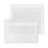 ÖKI Briefumschläge DIN C5 ohne Fenster transparent haftklebend 50 St.
