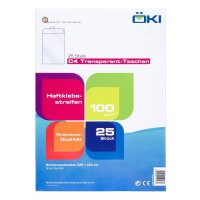 ÖKI Versandtaschen DIN C4 ohne Fenster transparent 25 St.