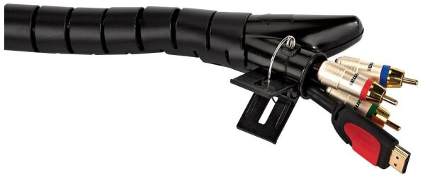hama Kabelschlauch 1,5 m schwarz