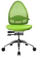 Topstar Bürostuhl Open Base, J490AS05 Stoff grün, Gestell alu