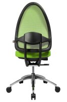 Topstar Bürostuhl Open Base, J490AS05 Stoff grün, Gestell alu