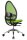 Topstar Bürostuhl Open Base, J490AS05 Stoff grün, Gestell alu