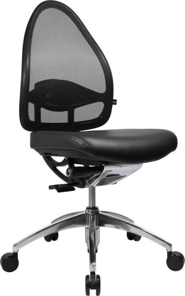 Topstar Bürostuhl Open Base, J490AS10 Stoff schwarz, Gestell alu