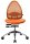 Topstar Bürostuhl Open Base, J490AS14 Stoff orange, Gestell alu